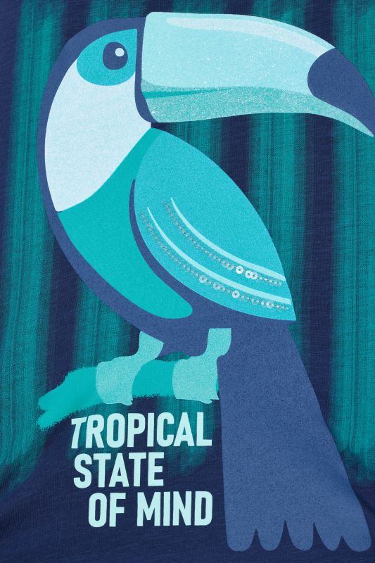 Потник с принт на тукан