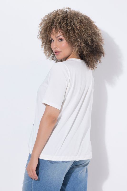 Тениска с райета и палма