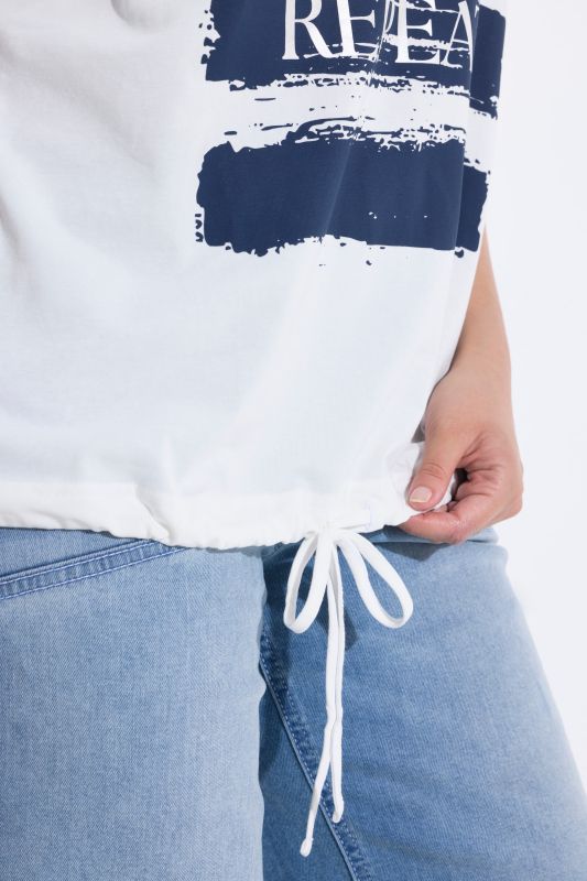 Тениска с райета и палма