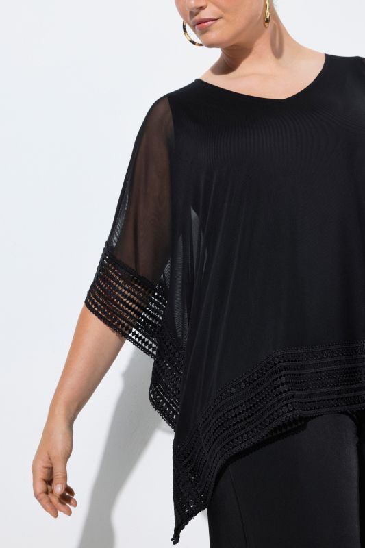 Layered Mesh Blouse
