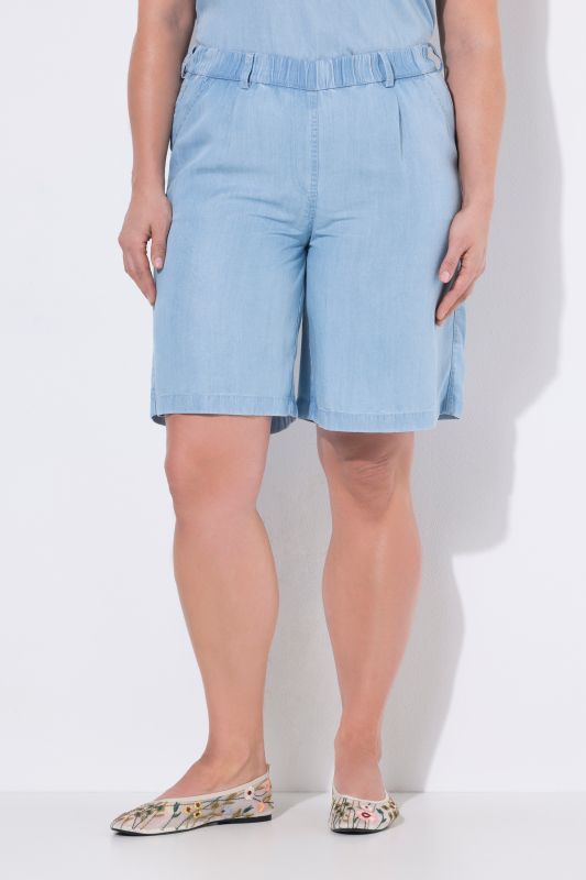 Organic Lyocell Denim Look Bermuda Shorts