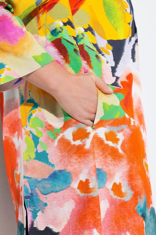 Bright Floral Longline Blazer