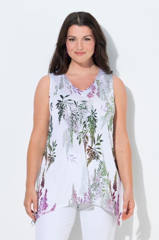 Потник с флорален принт