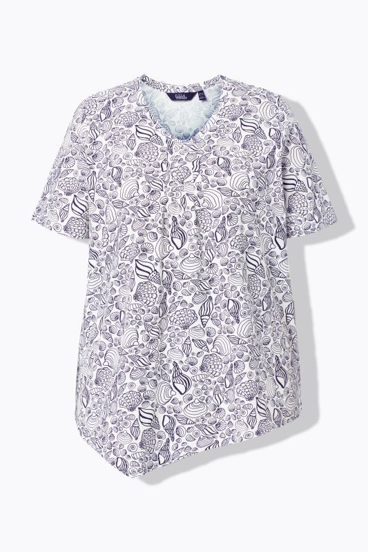 Тениска с асиметричен подгъв