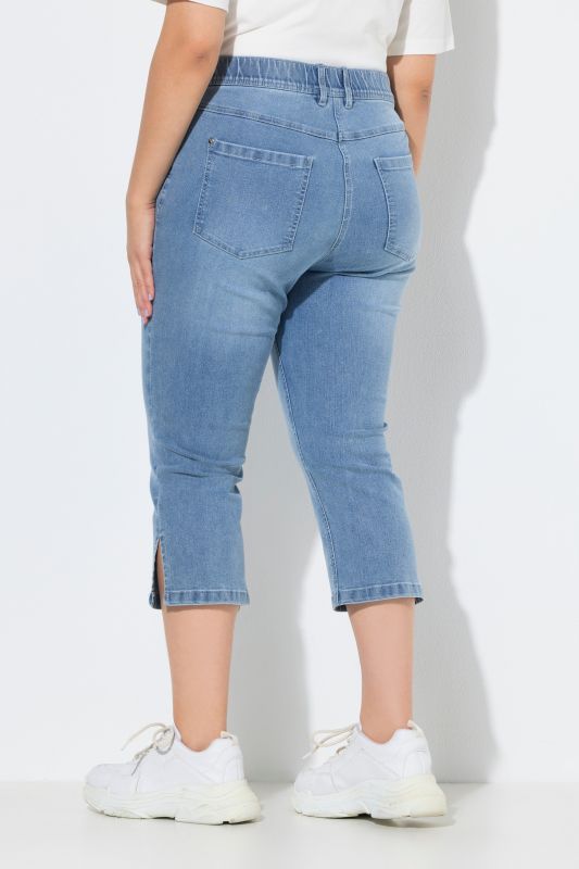 Stretch-Fit Denim Capris