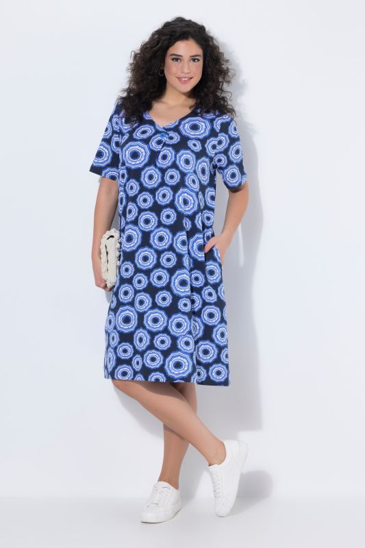 Parasol Print T-Shirt Pocket Dress