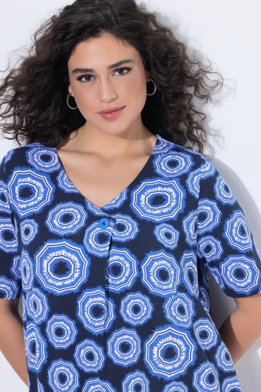 Parasol Print T-Shirt Pocket Dress