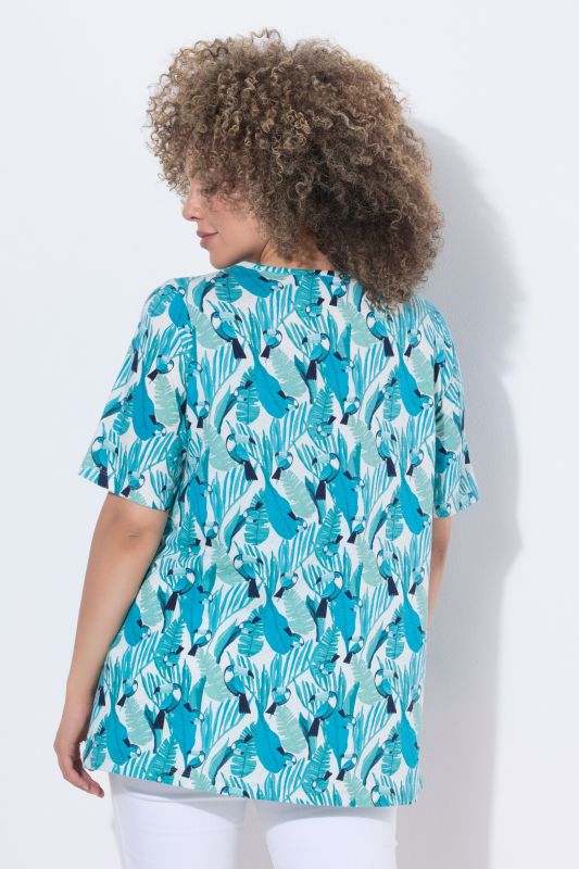 Toucan Print Short Sleeve Tee