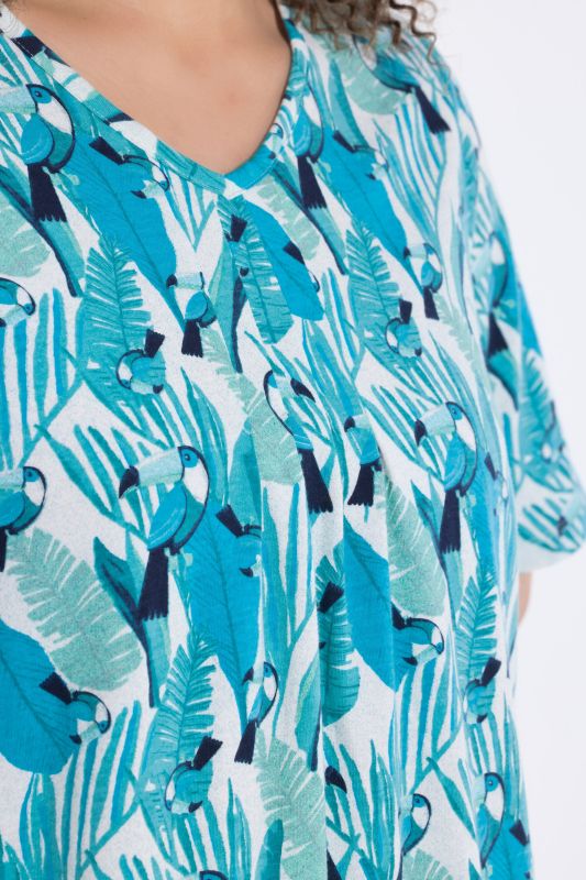 Toucan Print Short Sleeve Tee