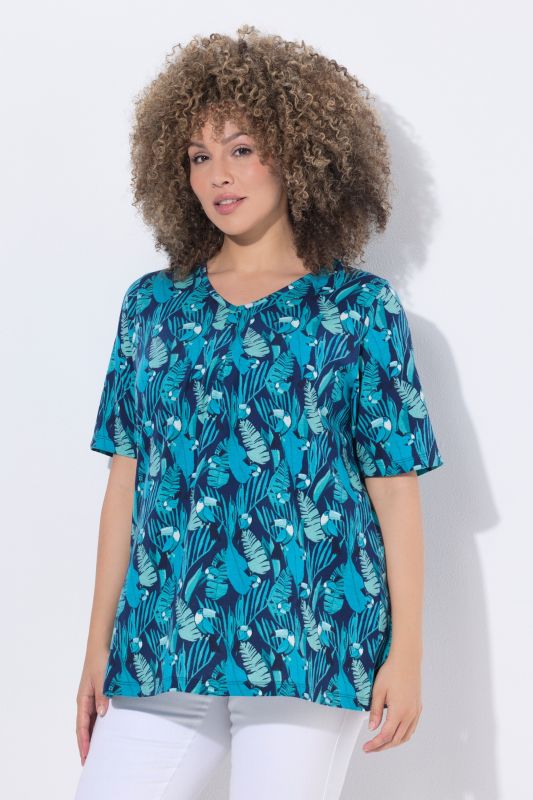 Toucan Print Short Sleeve Tee