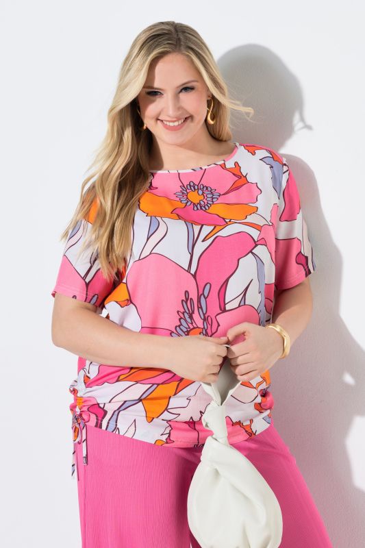 Блуза с флорален принт