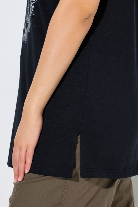 Metallic Animal Mandala Graphic Tee