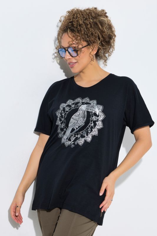 Metallic Animal Mandala Graphic Tee