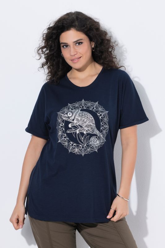 Metallic Animal Mandala Graphic Tee