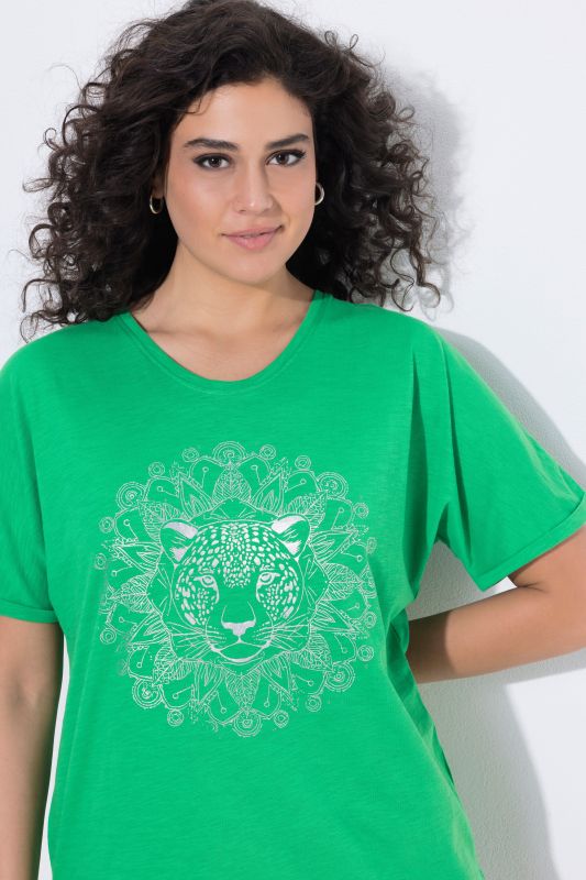 Metallic Animal Mandala Graphic Tee