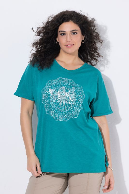 Metallic Animal Mandala Graphic Tee