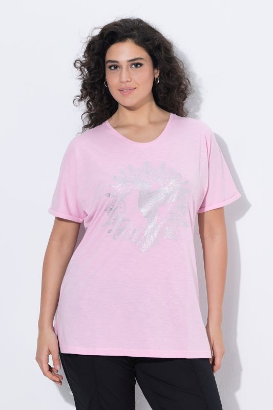 Metallic Animal Mandala Graphic Tee