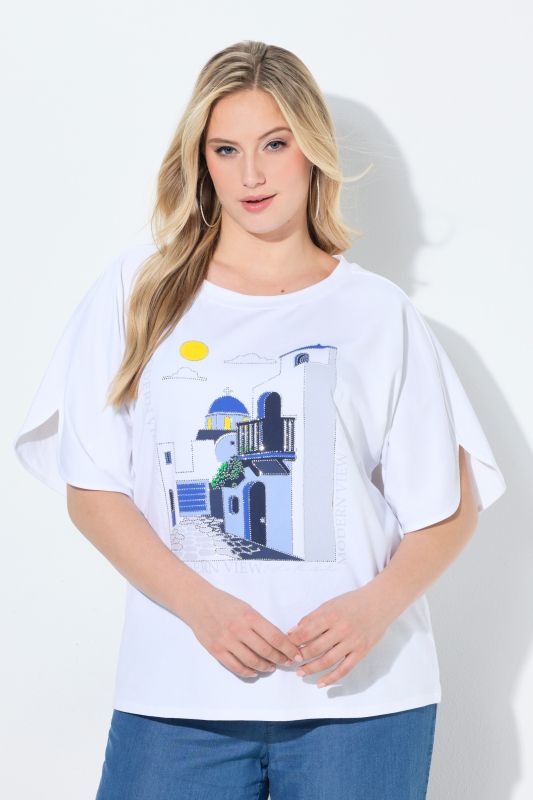 Short Sleeve Santorini Graphic Tee