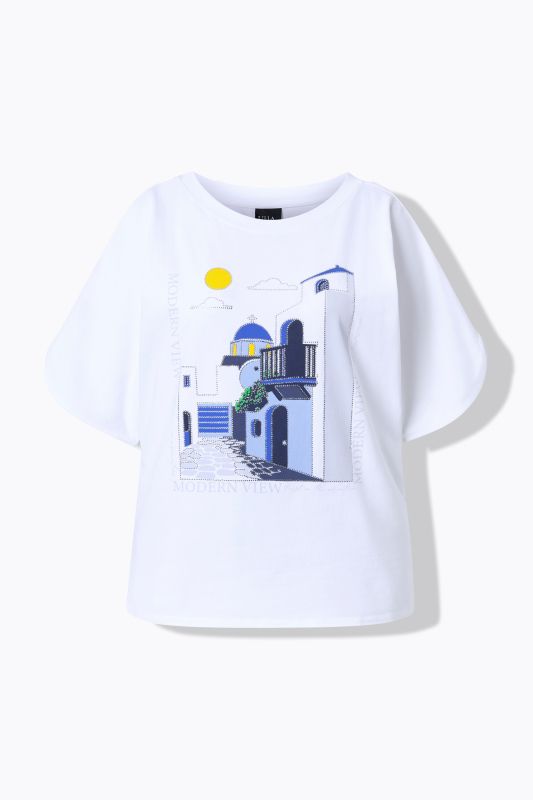 Short Sleeve Santorini Graphic Tee