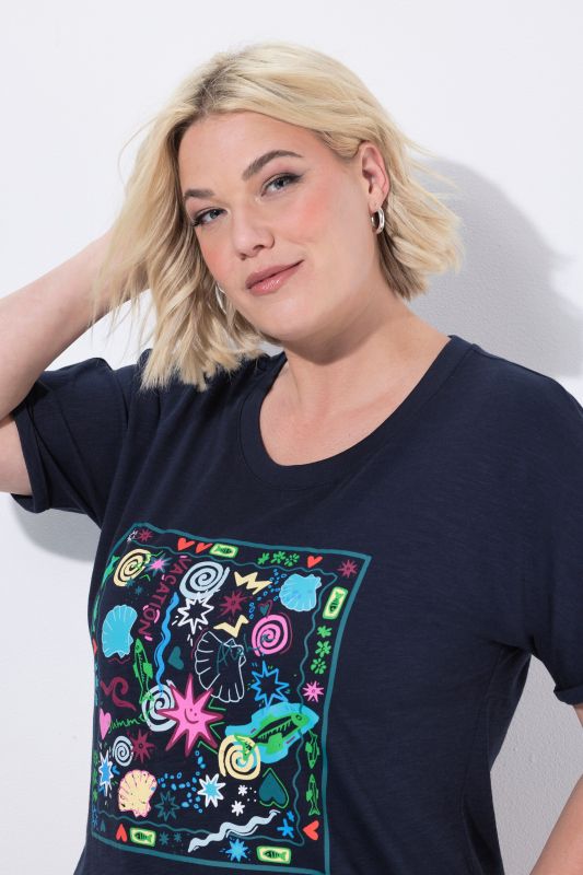 Тениска с морски мотиви