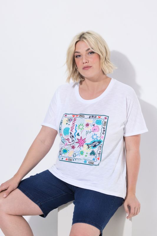 Тениска с морски мотиви