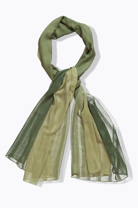 Шал с текстурирани райета