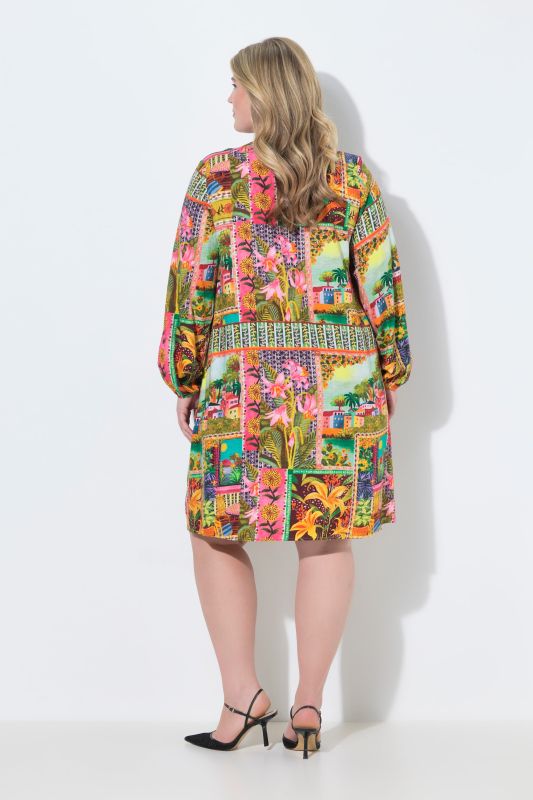 Бански с цветен градиент