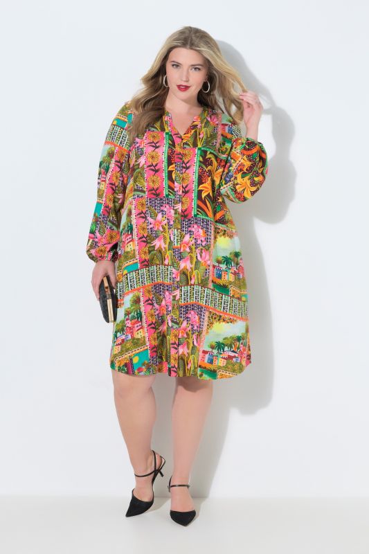 Бански с цветен градиент