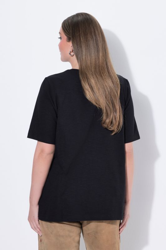 Eco Cotton Openwork Detail Tee