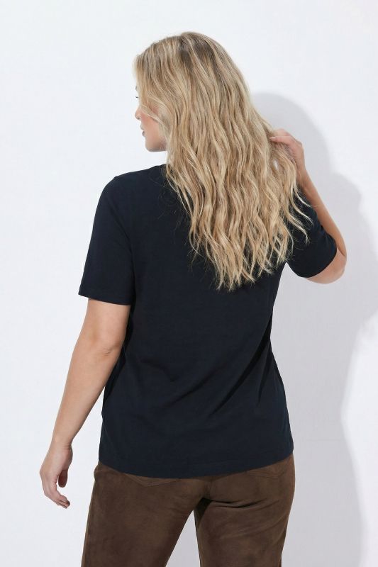 Eco Cotton Openwork Detail Tee