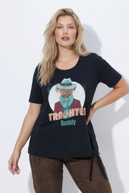 Eco Cotton Openwork Detail Tee