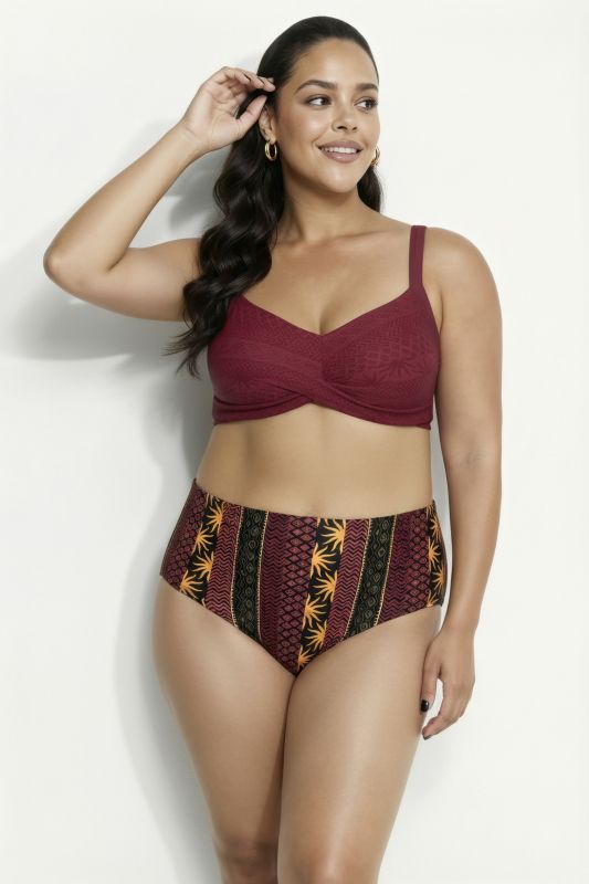 Sunburst Striped Bikini Set