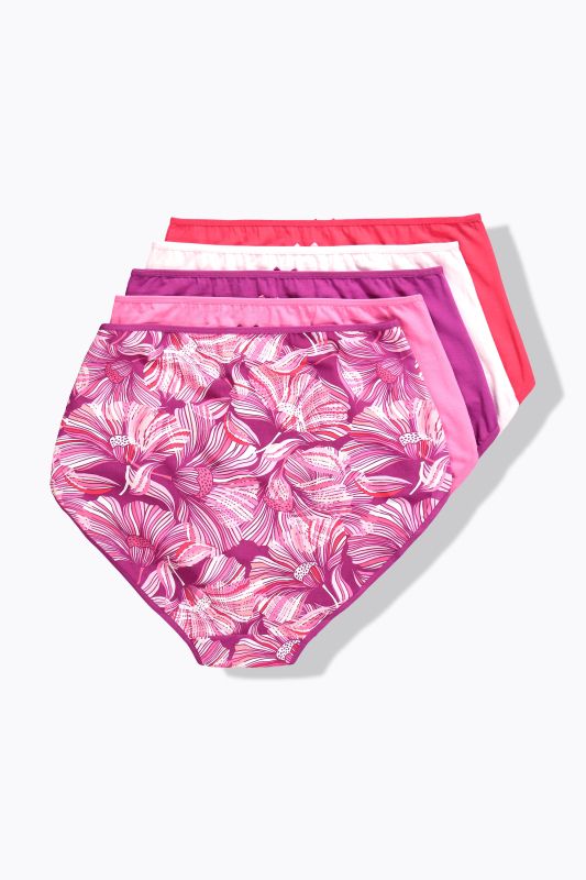 6 Pack Maxi Briefs-  Floral Dream