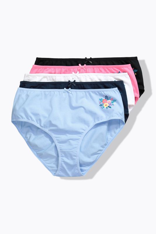 6 Pack of Panties- Floral Motif