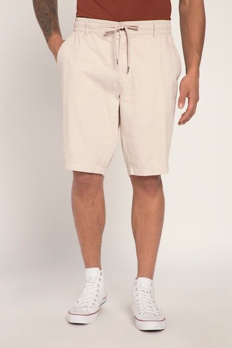 Linen-look Bermuda