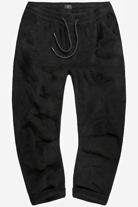Corduroy trousers, modern fit, elasticated waist
