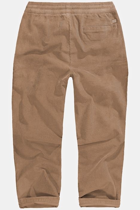 Corduroy trousers, modern fit, elasticated waist