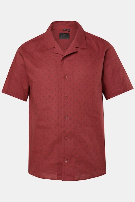 Linen-blend shirt