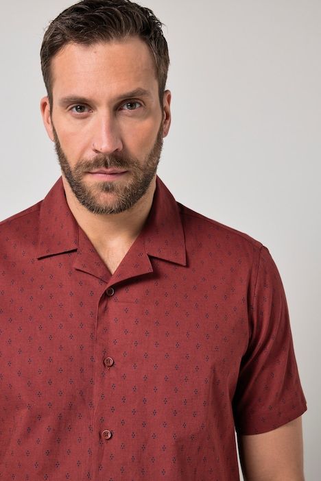 Linen-blend shirt