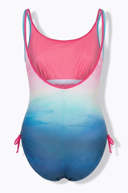 Printed Side Tie Swimsuit