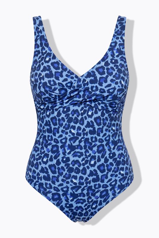 Leopard Print One Piece Swimsuit