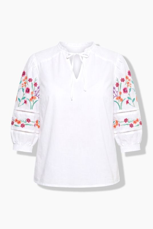 Floral Embroidered Blouse