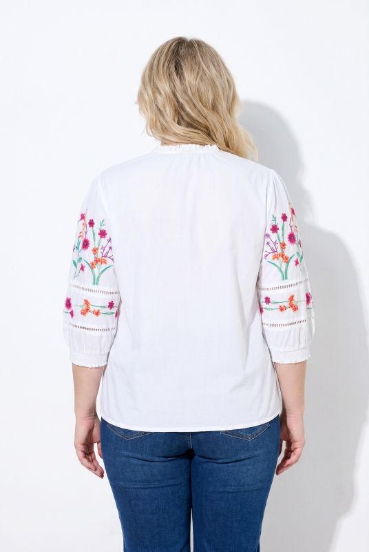 Floral Embroidered Blouse