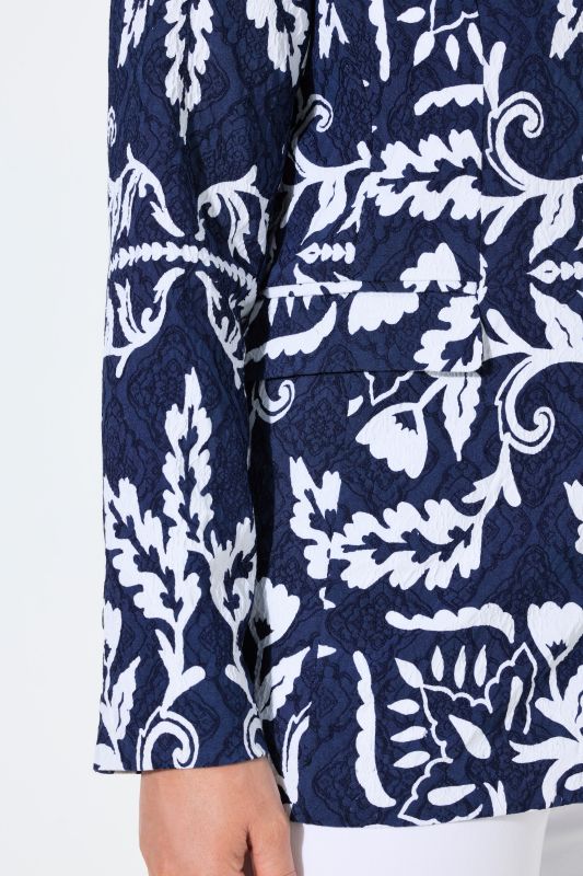 Floral Damask Jacquard Blazer