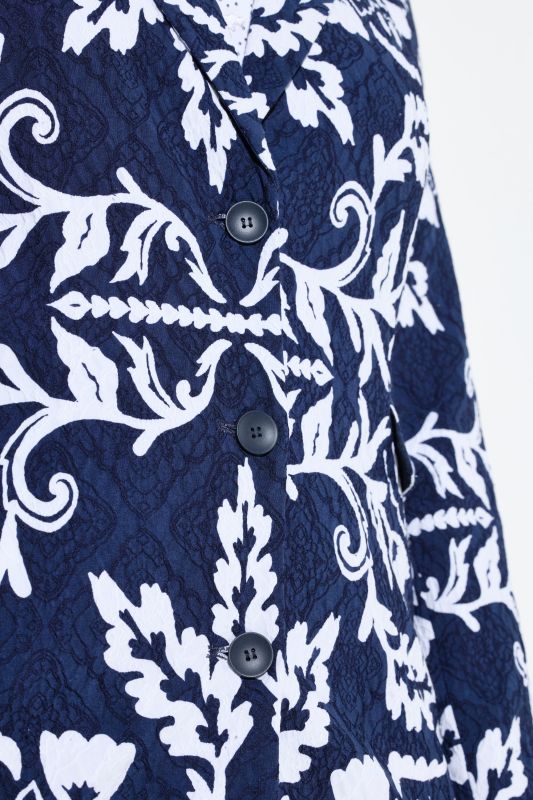 Floral Damask Jacquard Blazer