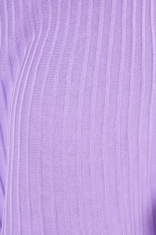 Pleated Knit Wool Blend Skirt