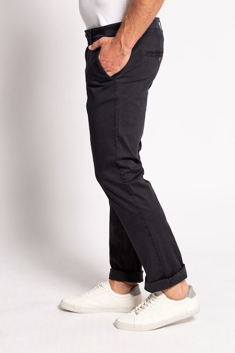 Chino trousers, stomach fit, FLEXNAMIC®, 4 pocket, regular fit
