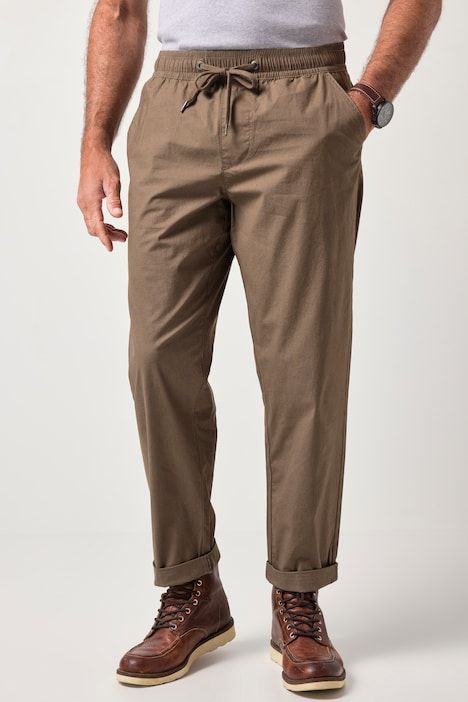 FLEXNAMIC® pull-on trousers, elastic waistband, tapered loose fit
