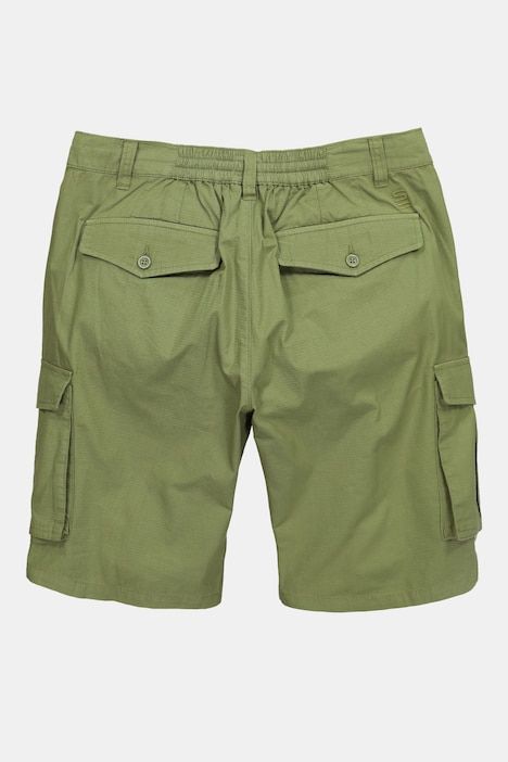STHUGE cargo shorts, loose fit, ripstop, elasticated waistband, up to size 72
