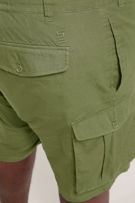 STHUGE cargo shorts, loose fit, ripstop, elasticated waistband, up to size 72